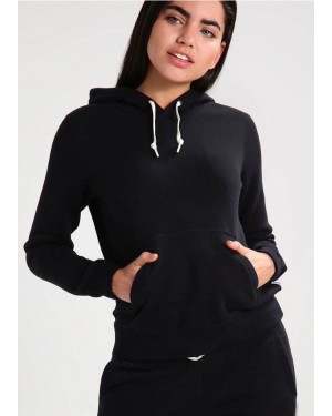Best Quality Simple Style Black Pullover Hoodie